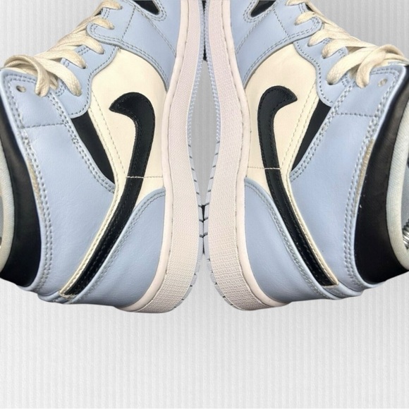 Nike Air Jordan 1 Low Baby Blue Black Cream | Size 5.5Y/7W - Picture 5 of 13